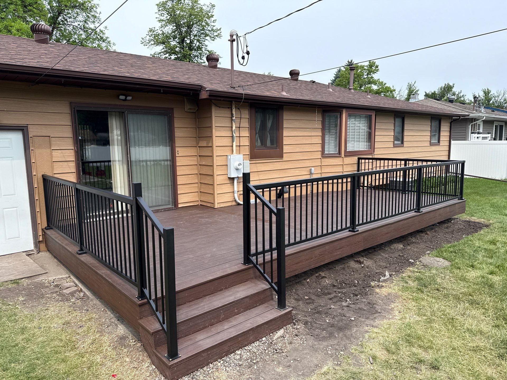 Composite Deck Installation in Grand Forks